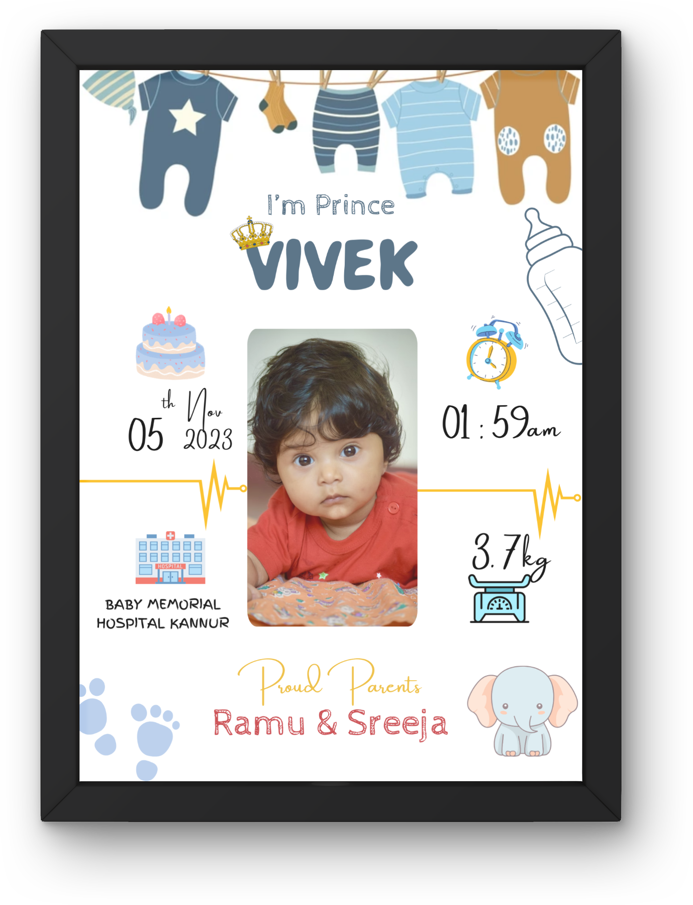 Baby Frames - Birth Announcements